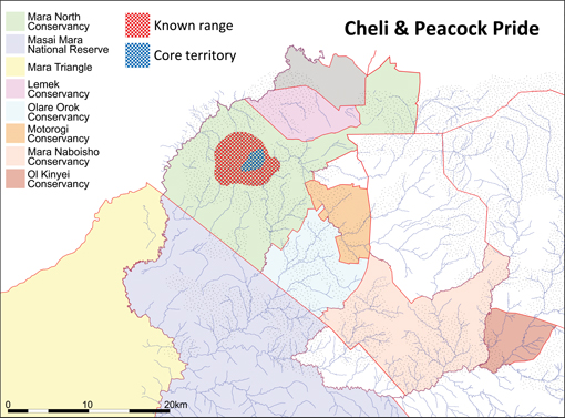 Pride Range Map